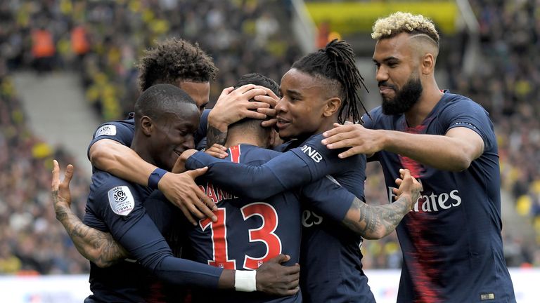 PSG were handed their seventh Ligue 1 title in eight years without kicking a ball
