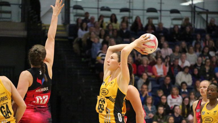 Rachel Dunn and Wasps remain on course for a third successive Vitality Superleague title (Picture: Clive Jones)