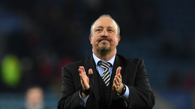 Rafa Benitez, Newcastle manager, Premier League vs Leicester at King Power Stadium