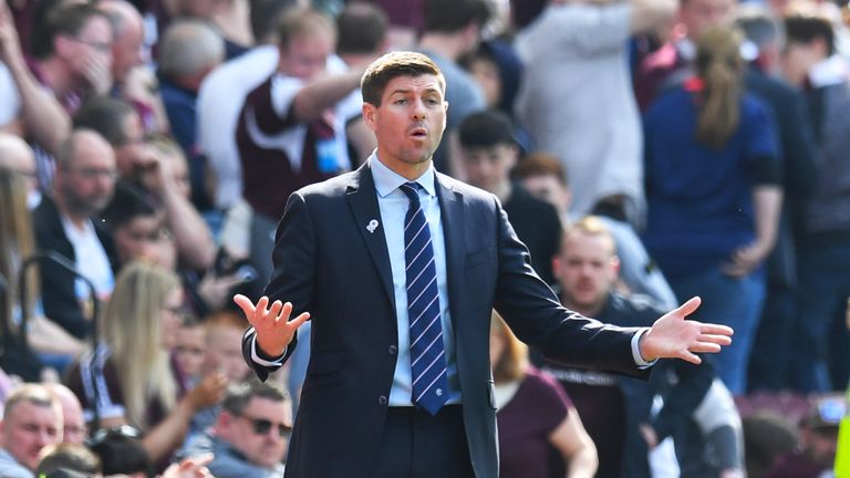 Rangers manager Steven Gerrard