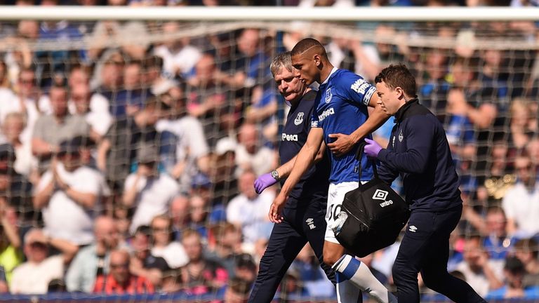Richarlison has been classed as a "major" doubt for Everton's trip to Palace