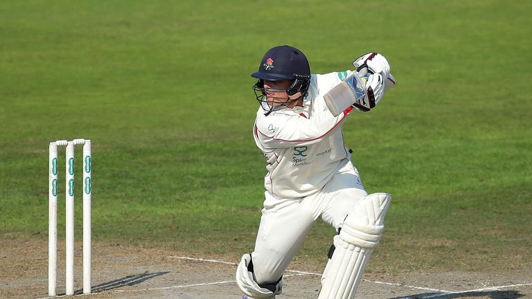 Rob Jones during day three of the Specsavers County Championship Division One match between Lancashire and Middlesex at Old Trafford on September 14, 2016 in Manchester, England.