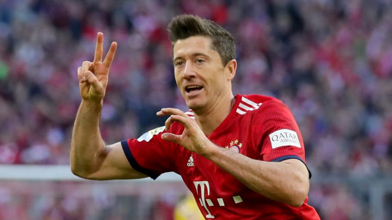 Robert Lewandowski has 35 goals in all competitions this season