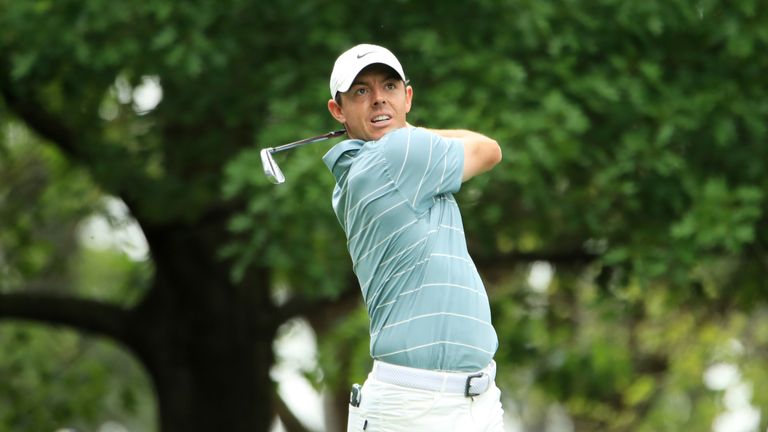 Rory McIlroy during the third round of the Masters