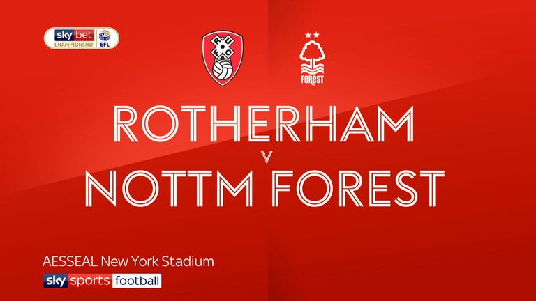 Rotherham v Nottingham forest