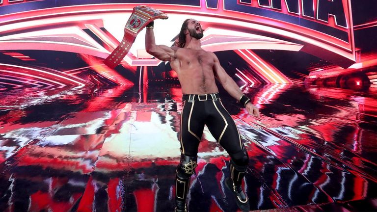 Seth Rollins has vowed to make regular defences of the Universal title he won from Brock Lesnar at WrestleMania