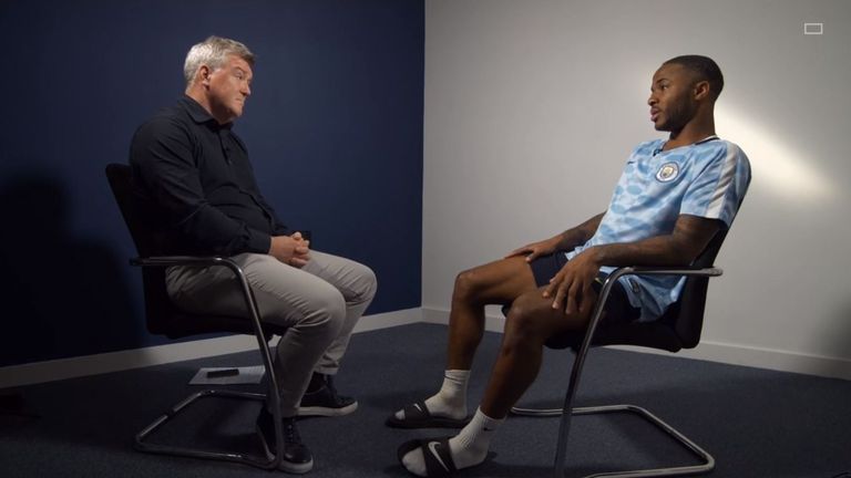 Geoff Shreeves interviews Raheem Sterling