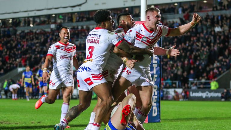 St Helens dominated their Super League game against Warrington