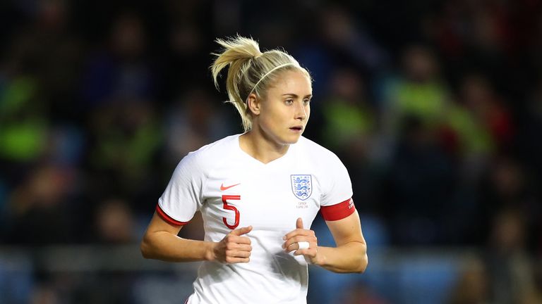 Steph Houghton suffered "mild groin pain" during England's 1-0 defeat to Canada.