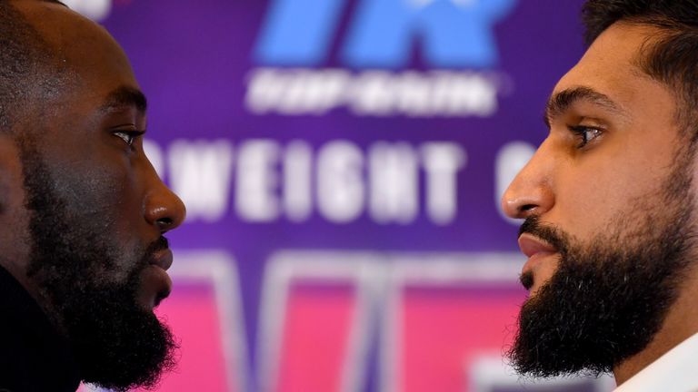 WBO welterweight champion Crawford defends his gold against Amir Khan next