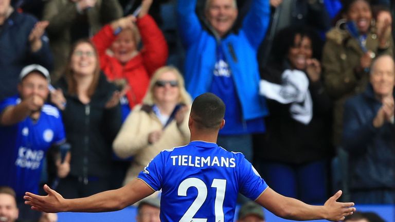 Youri Tielemans starred for Leicester 