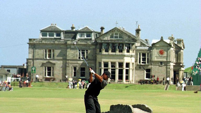 Woods has won the Open Championship three times, twice at St Andrews