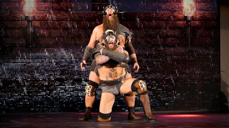 The Viking Experience make an  impression on Raw