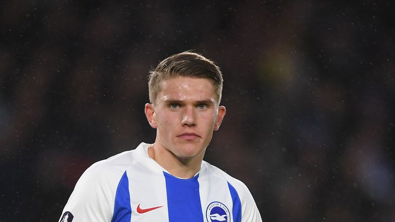 Viktor Gyokeres in action for Brighton in FA Cup fourth round game with West Brom