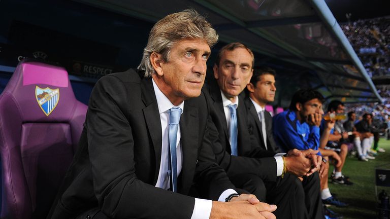 Manuel Pellegrini spent three seasons in charge of Malaga