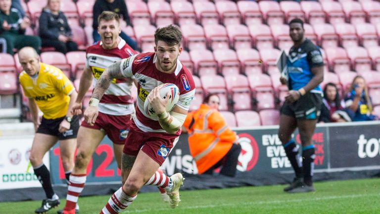 Oliver Gildart will make his 100th appearance for Wigan in their match against Castleford