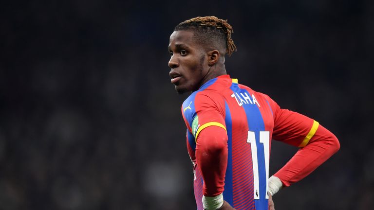 Crystal Palace's Wilfried Zaha