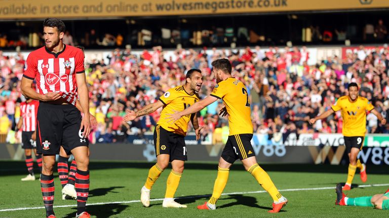Wolves beat Southampton 2-0 in September