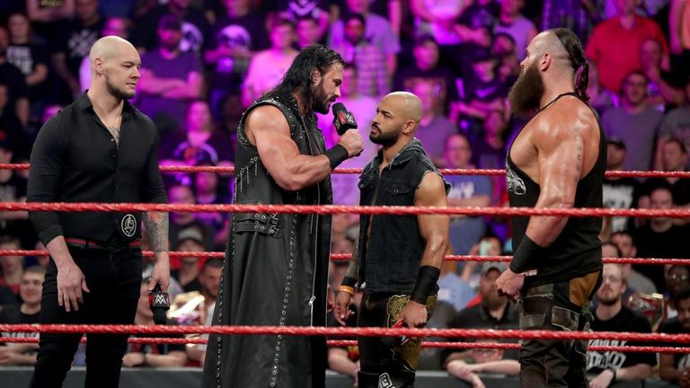 Baron Corbin, Drew McIntyre, Ricochet and Braun Strowman will carry the Raw flag into the ladder match at Money In The Bank