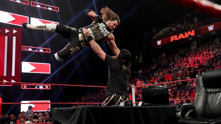 Seth Rollins and AJ Styles make their make their universal title match official