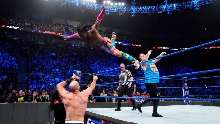 The New Day and Kevin Owens on WWE Smackdown