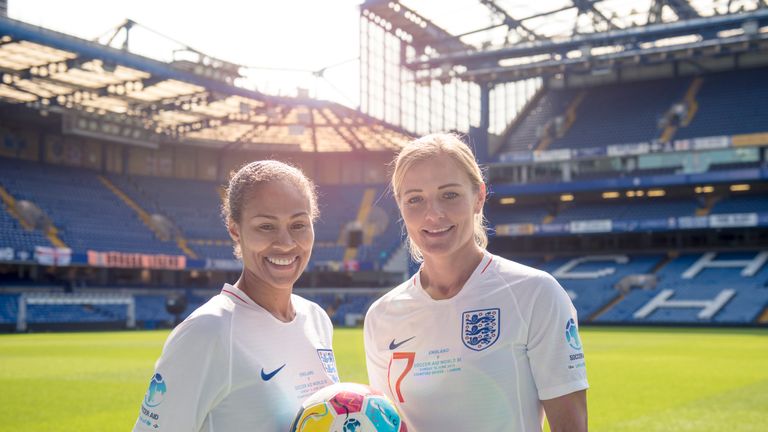 Rachel Yankey and Katie Chapman will be among the first female participants in Soccer Aid. Credit: ©Unicef/ClazieFlynn19