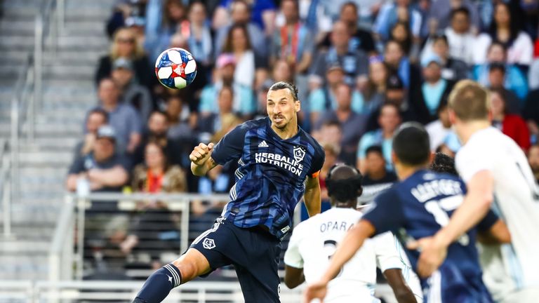 Zlatan Ibrahimovic had a tough night in front of goal for LA Galaxy