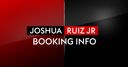 Joshua vs Ruiz Jr booking info