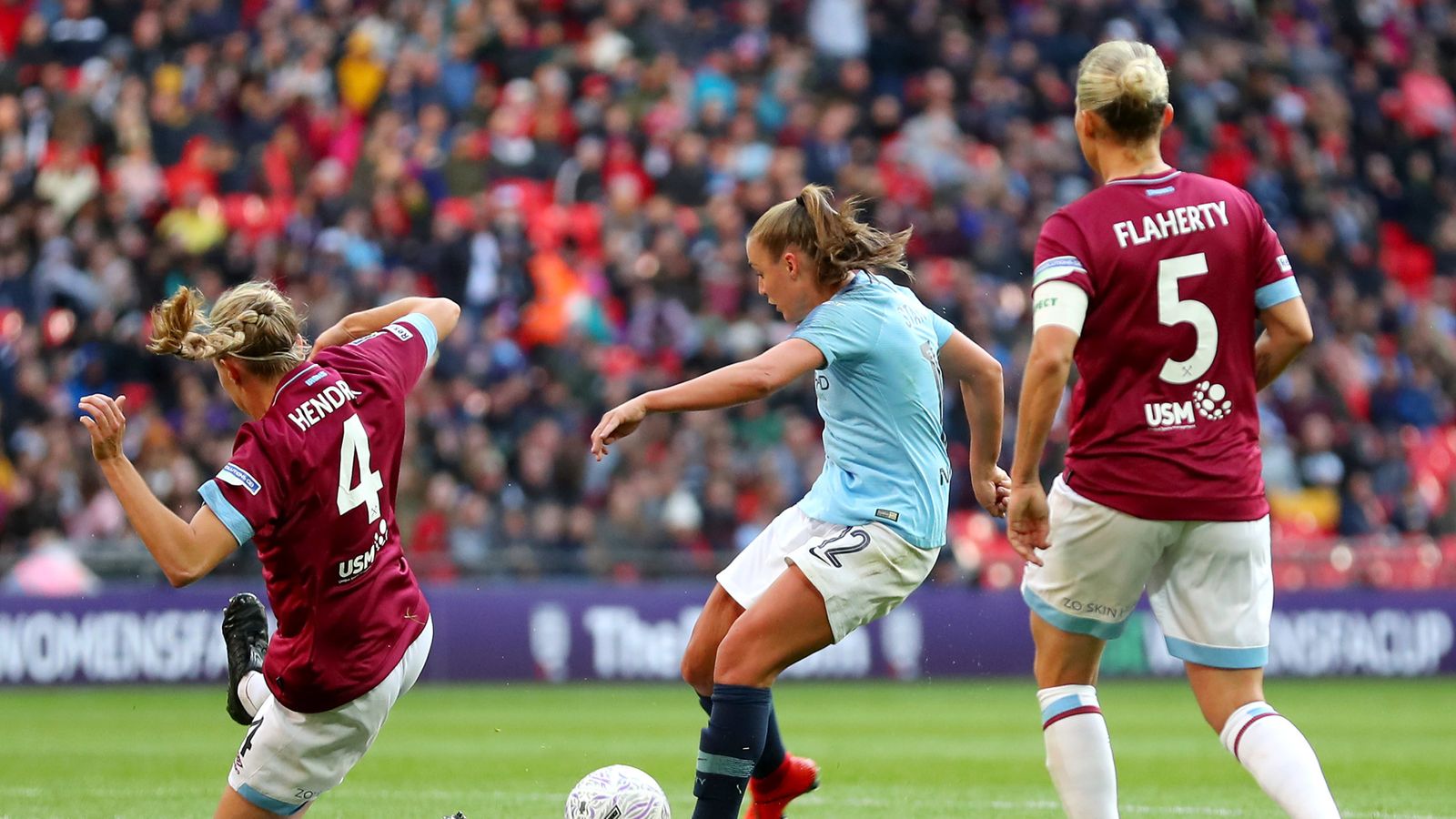 Man City Women 3 0 West Ham Women Match Report And Highlights 