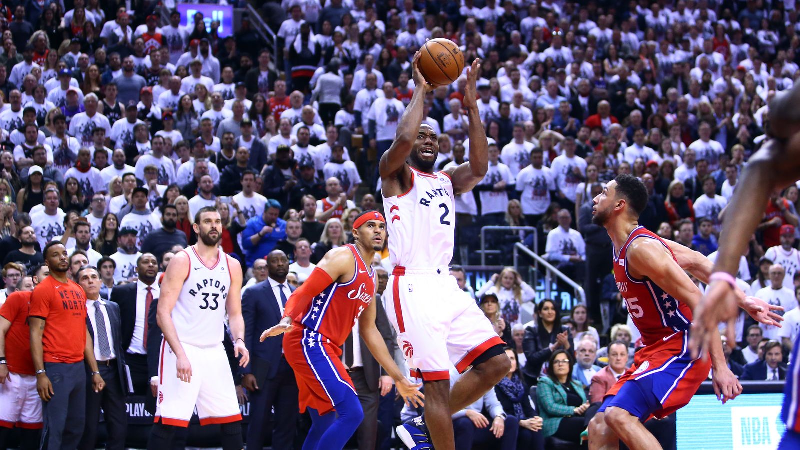 Kawhi Leonard's buzzer-beater wins Game 7 for Toronto Raptors against  Philadelphia 76ers | NBA News | Sky Sports