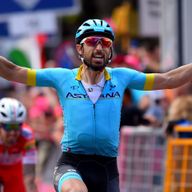 Cataldo clinched his first Giro d'Italia stage win in Como