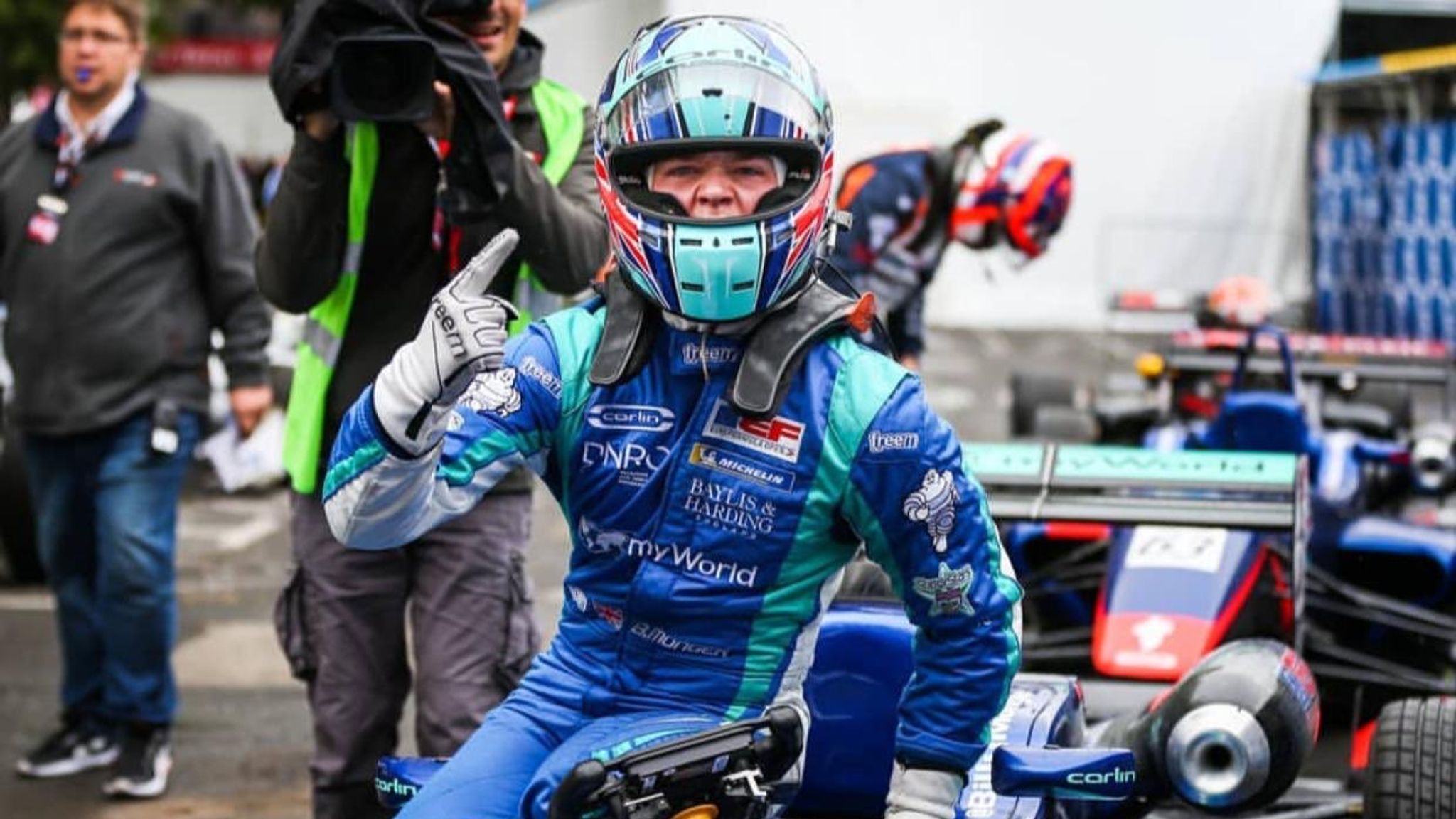 Billy Monger Secures First Gp Win Since Near Fatal Crash Cost Him Both His Legs Motor Racing News Sky Sports