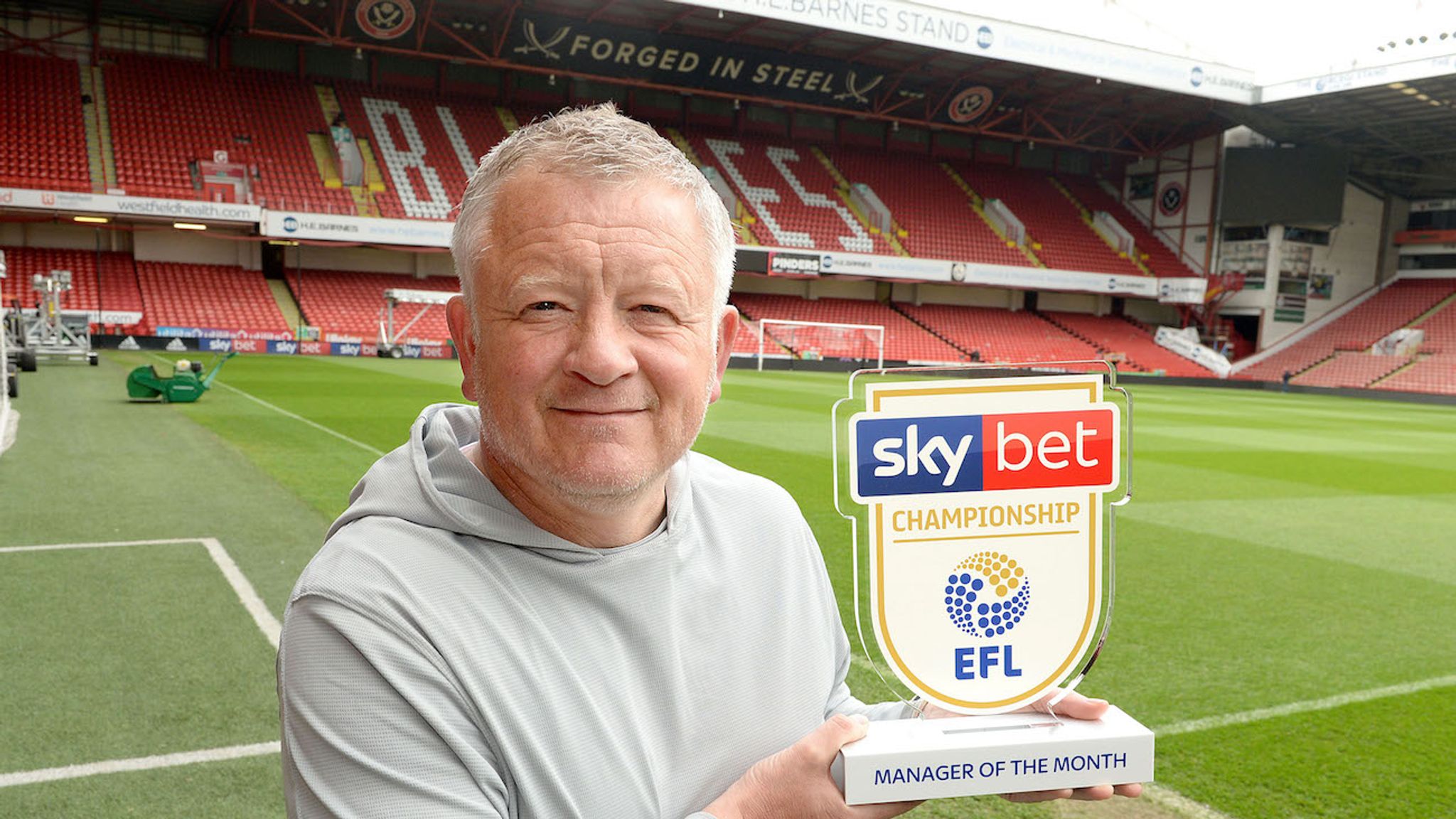 Sheffield United Boss Chris Wilder And West Brom Striker Dwight Gayle ...