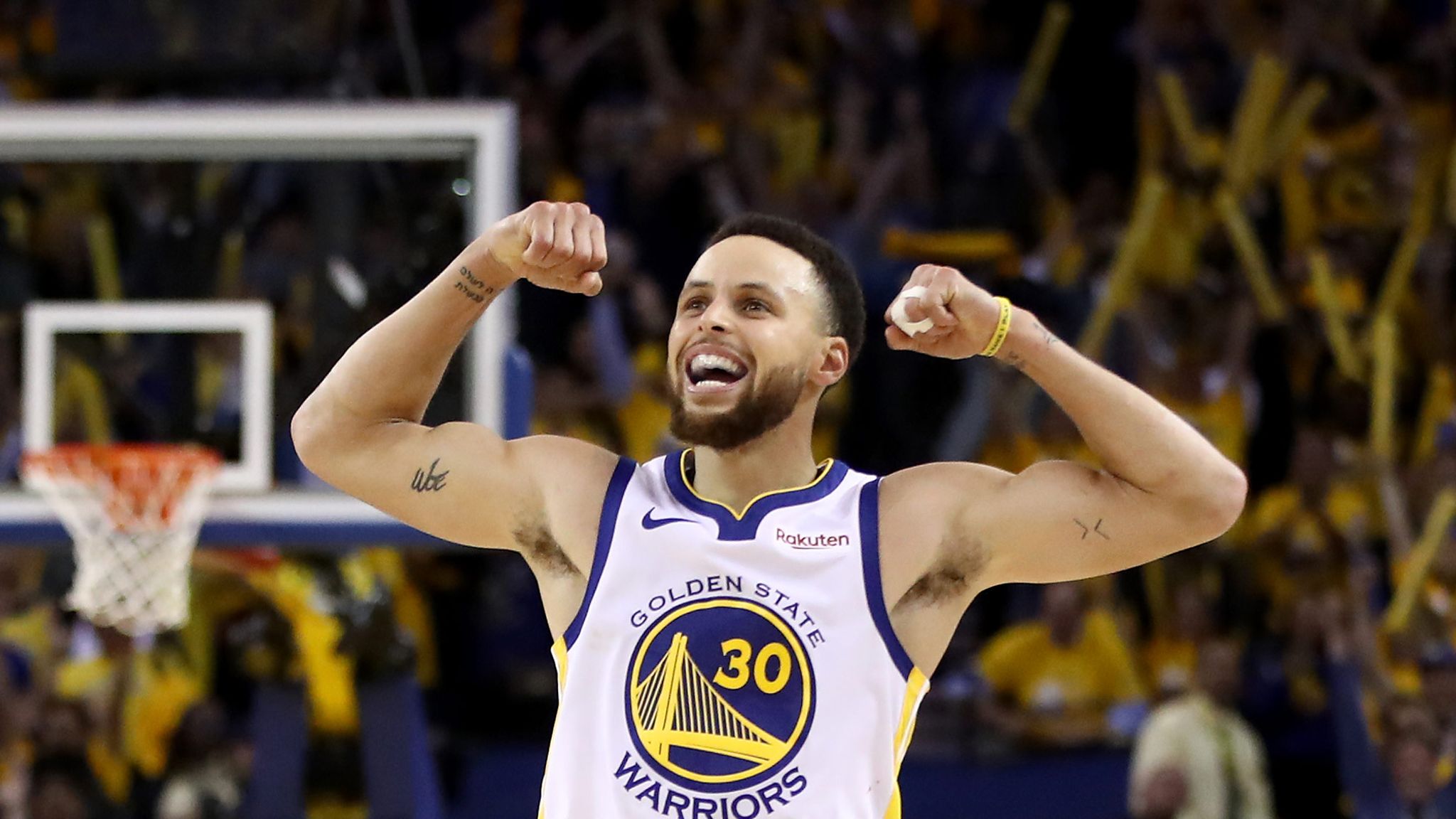 Golden State Warriors on X: A double-double for No. 30 before the