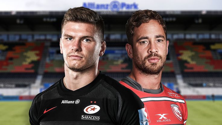 Saracens' Owen Farrell and Gloucester's Danny Cipriani go go head-to-head this Saturday
