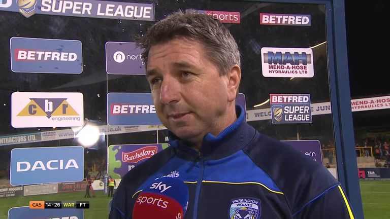 Steve Price was pleased with the manner Warrington Wolves contained Castleford Tigers in their 26-14 win.