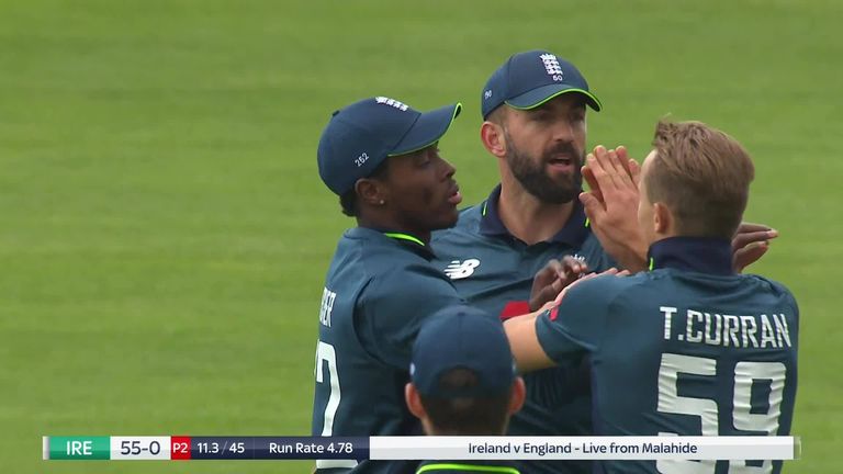 Jofra Archer takes catch in Ireland vs England ODI