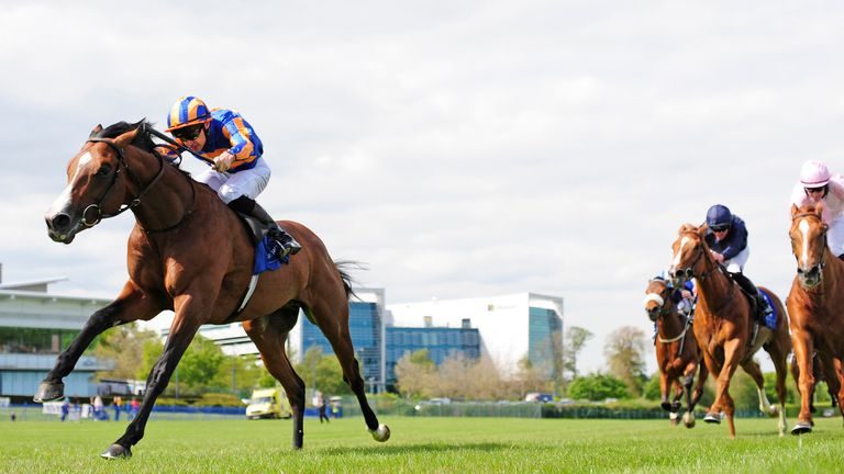Broome and Donnacha O'Brien win the Derrinstown Stud Derby Trial 