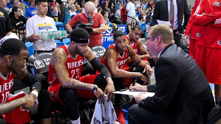 Nurse coaching the Rio Grande Valley Vipers in the 2013 D-League Championship