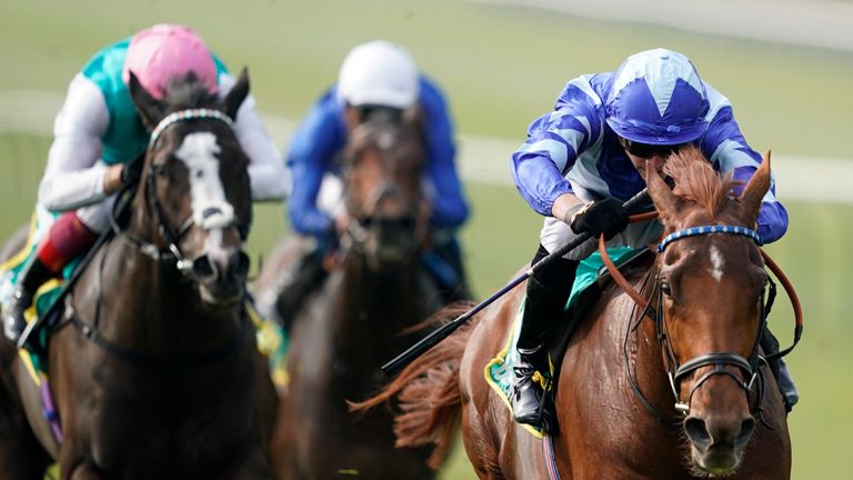 Skardu wins the Bet365 Craven Stakes at Newmarket