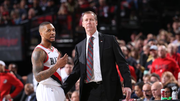 Terry Stotts has formed a strong relationship with the Blazers' All-Star guard Damian Lillard