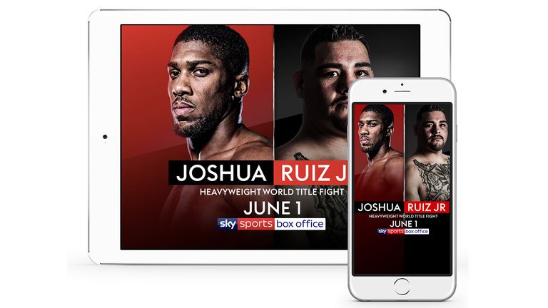 Joshua vs Ruiz Jr - Ways to Watch (iPad and iPhone)
