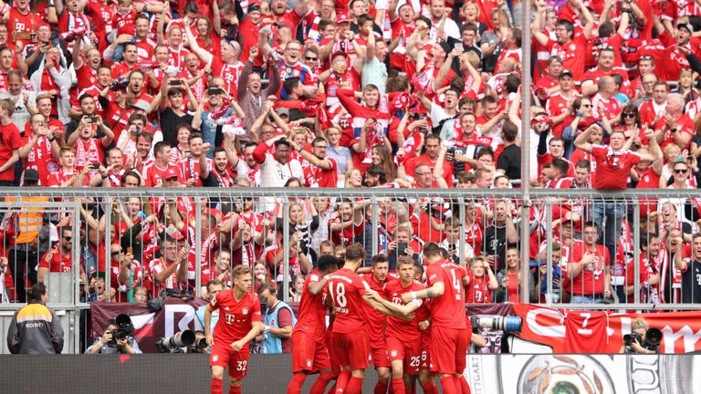 Kingsley Coman gave Bayern Munich an early lead