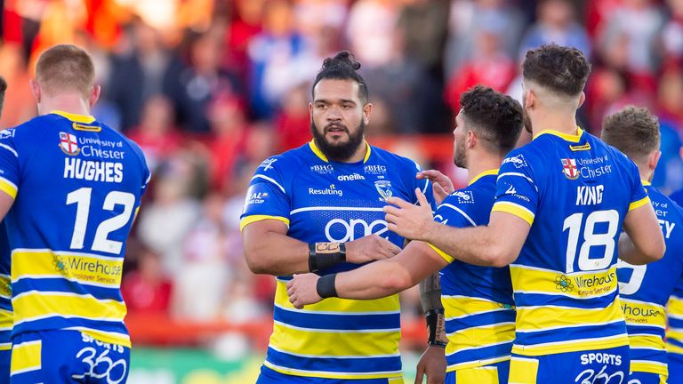 Ben Murdoch-Masila extended Warrington's lead after a trademark powerful drive