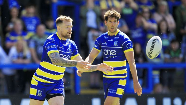 Blake Austin was back in action for Warrington after nearly a month out injured