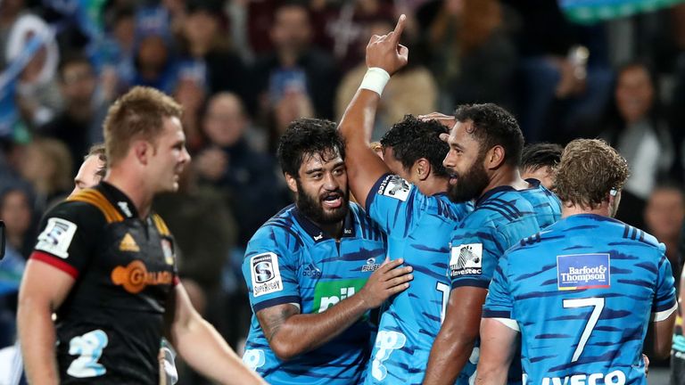The Blues notched four tries in a comfortable success