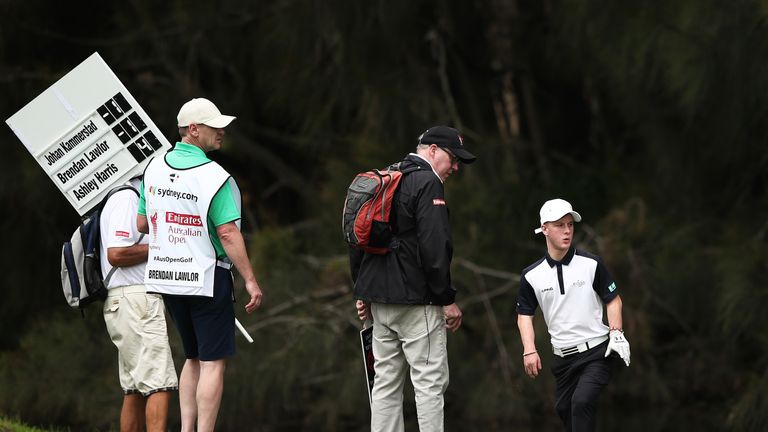 Brendan Lawlor played in the Australian Open last year