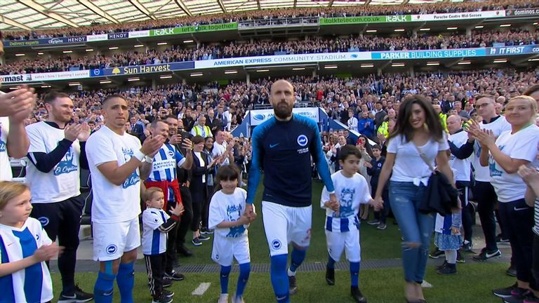 Bruno bids farewell to Seagulls