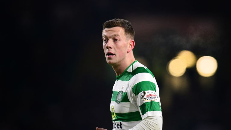 Callum McGregor of Celtic in action during the Ladbrokes Scottish Premiership match between Celtic and St Mirren at Celtic Park on January 23, 2019 in Glasgow, Scotland.
