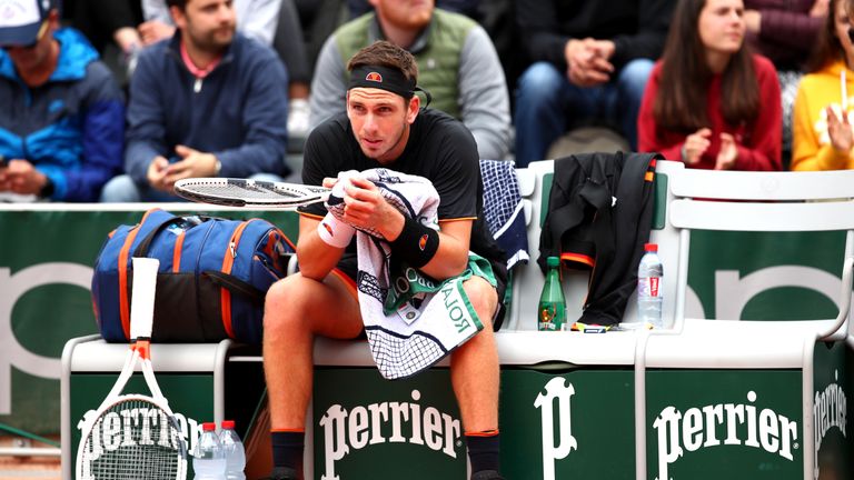 Cameron Norrie crashed out of the French Open at the first hurdle